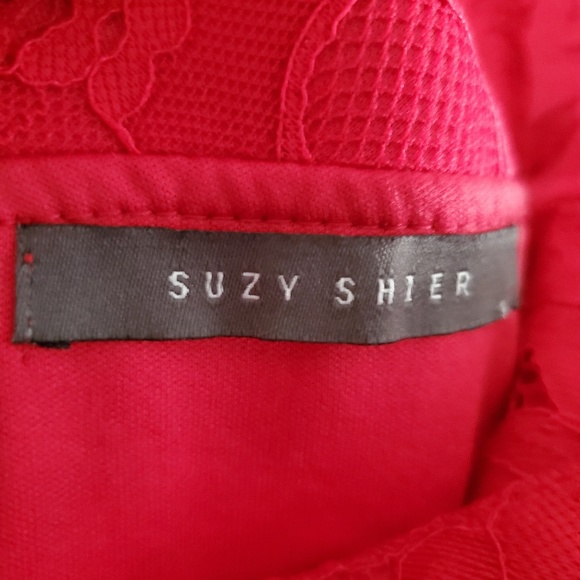 Red Formal Lace Dress - Picture 5 of 8